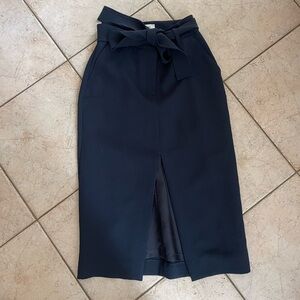 Tie front skirt Aritzia